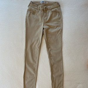 Old Navy Rockstar Super Skinny High Rise - Khaki